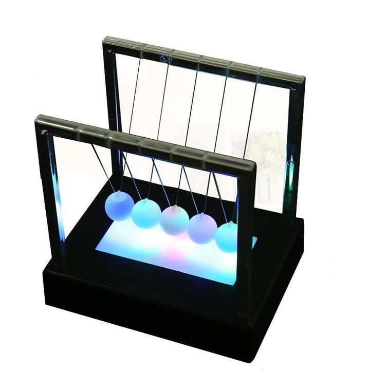 Kinetic Orbital Newton Cradle Balance Ball Educational Toy Image 1