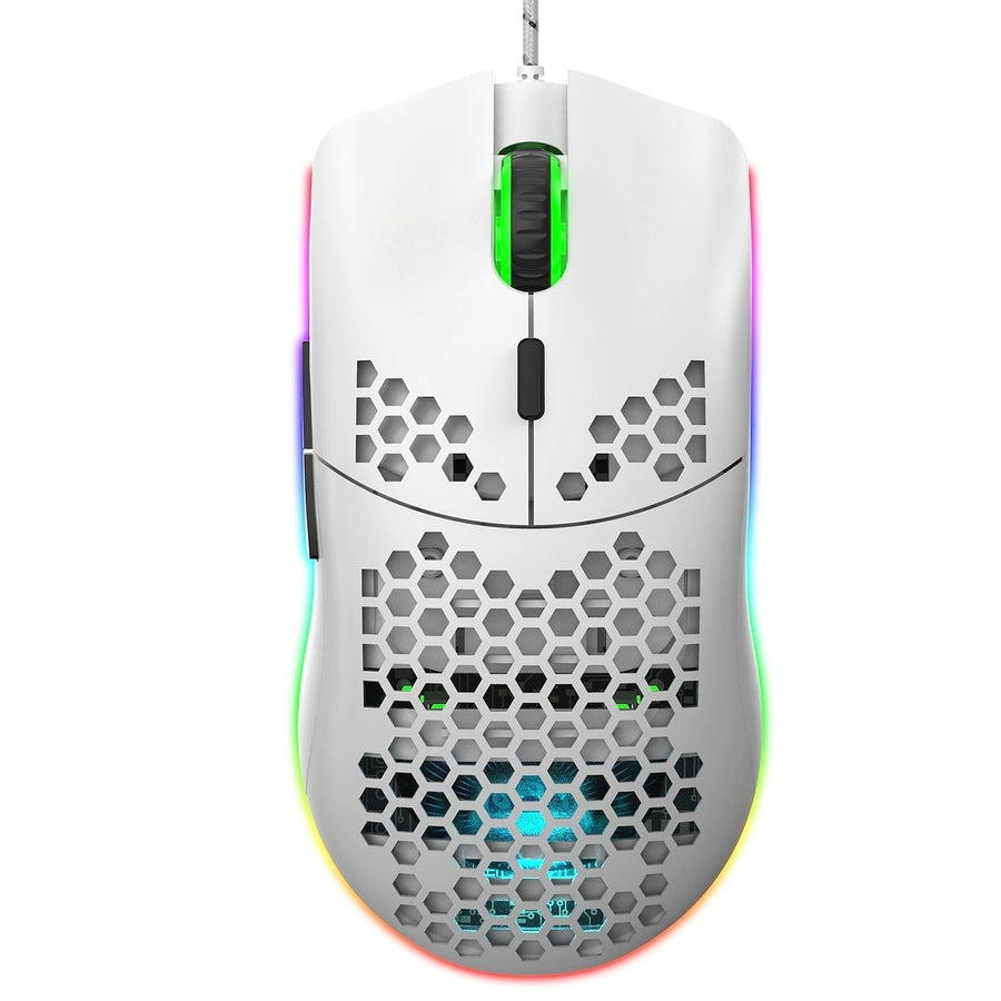 J900 Honeycomb Hollow Wired Gaming Mouse Image 1