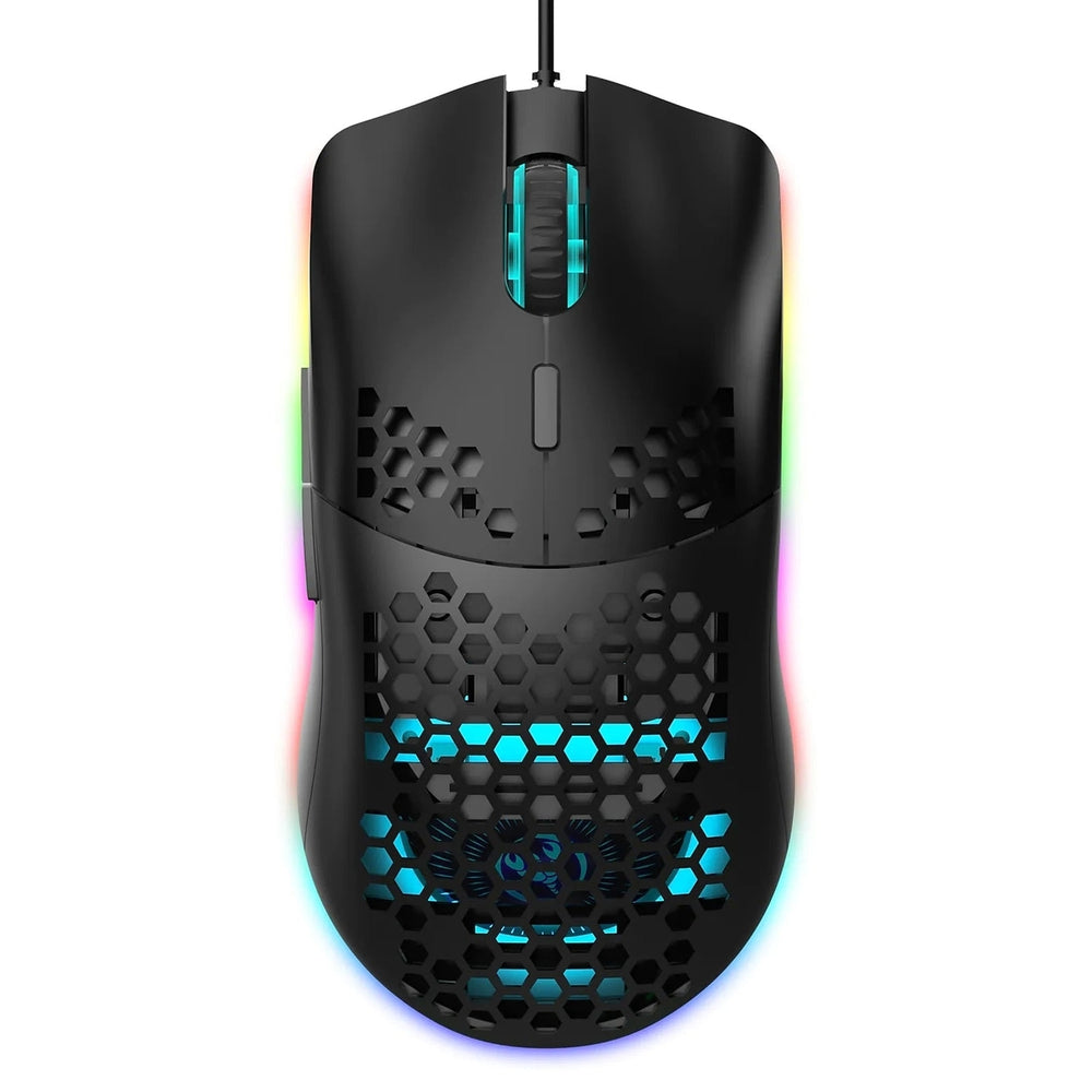 J900 Honeycomb Hollow Wired Gaming Mouse Image 2