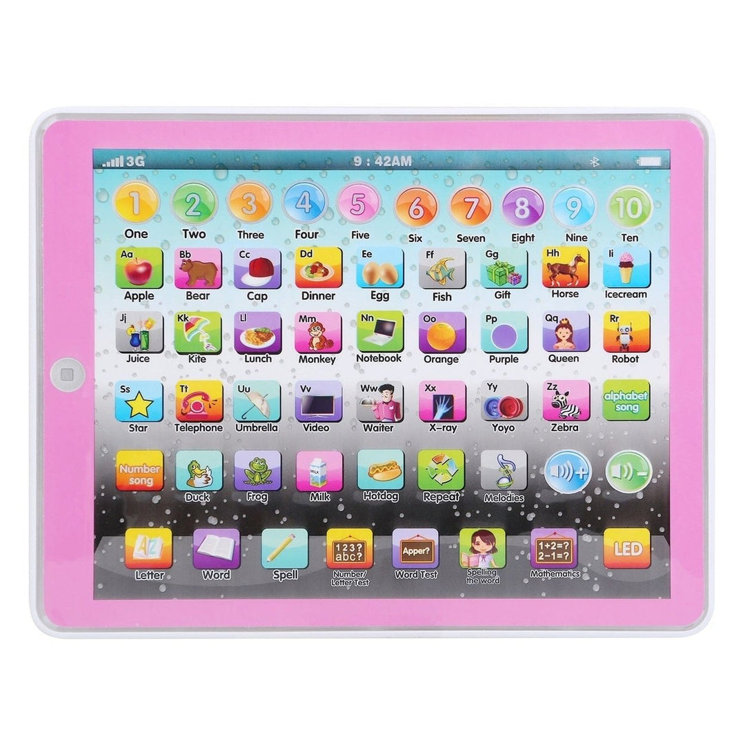 Kid Baby Toddler Educational Tablet Toy Image 1