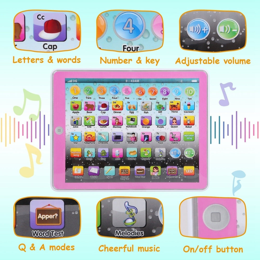 Kid Baby Toddler Educational Tablet Toy Image 8