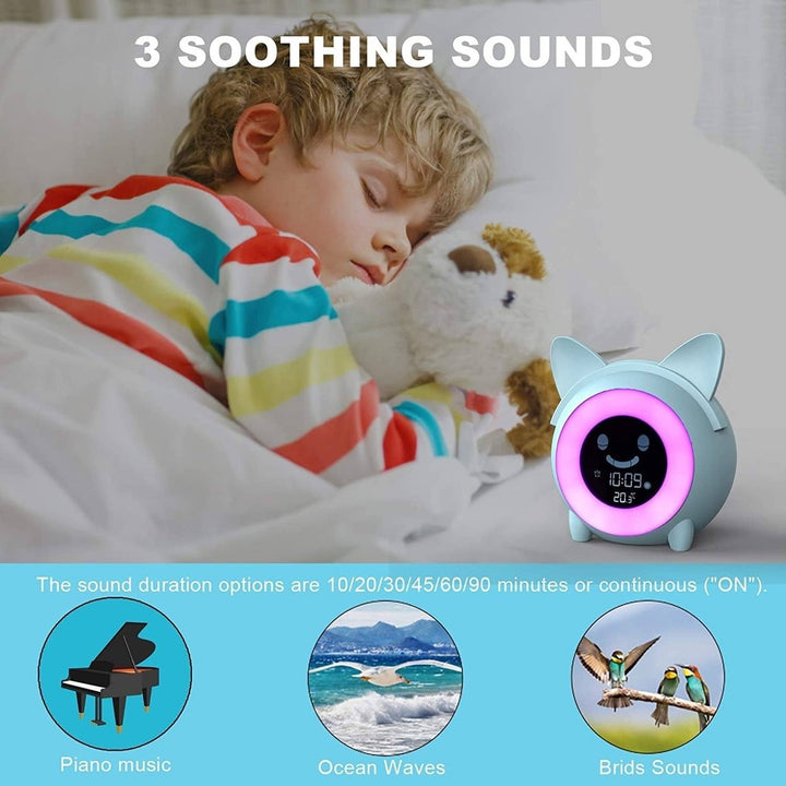 Kids Digital Alarm Clock with Night Light Image 9