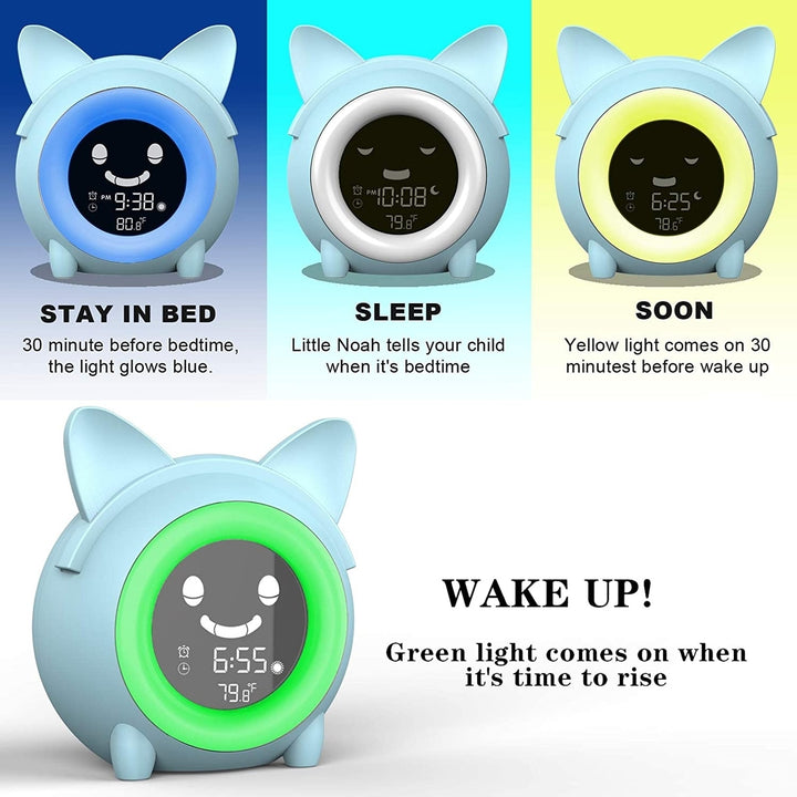 Kids Digital Alarm Clock with Night Light Image 11