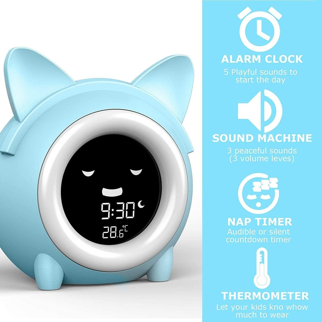 Kids Digital Alarm Clock with Night Light Image 12