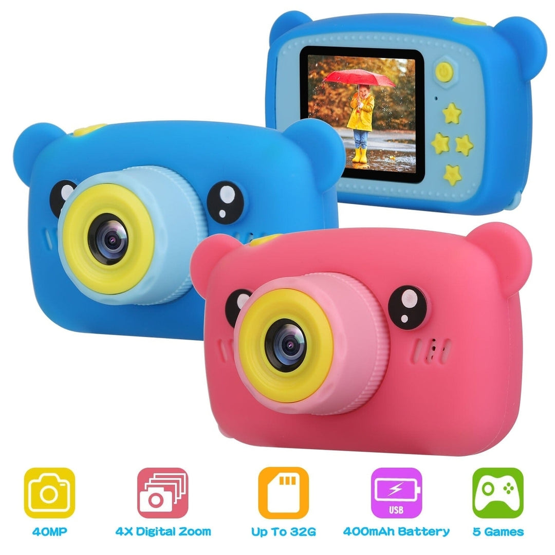 Kids Digital Camera with 2" Screen 4x Digital Zoom Image 10