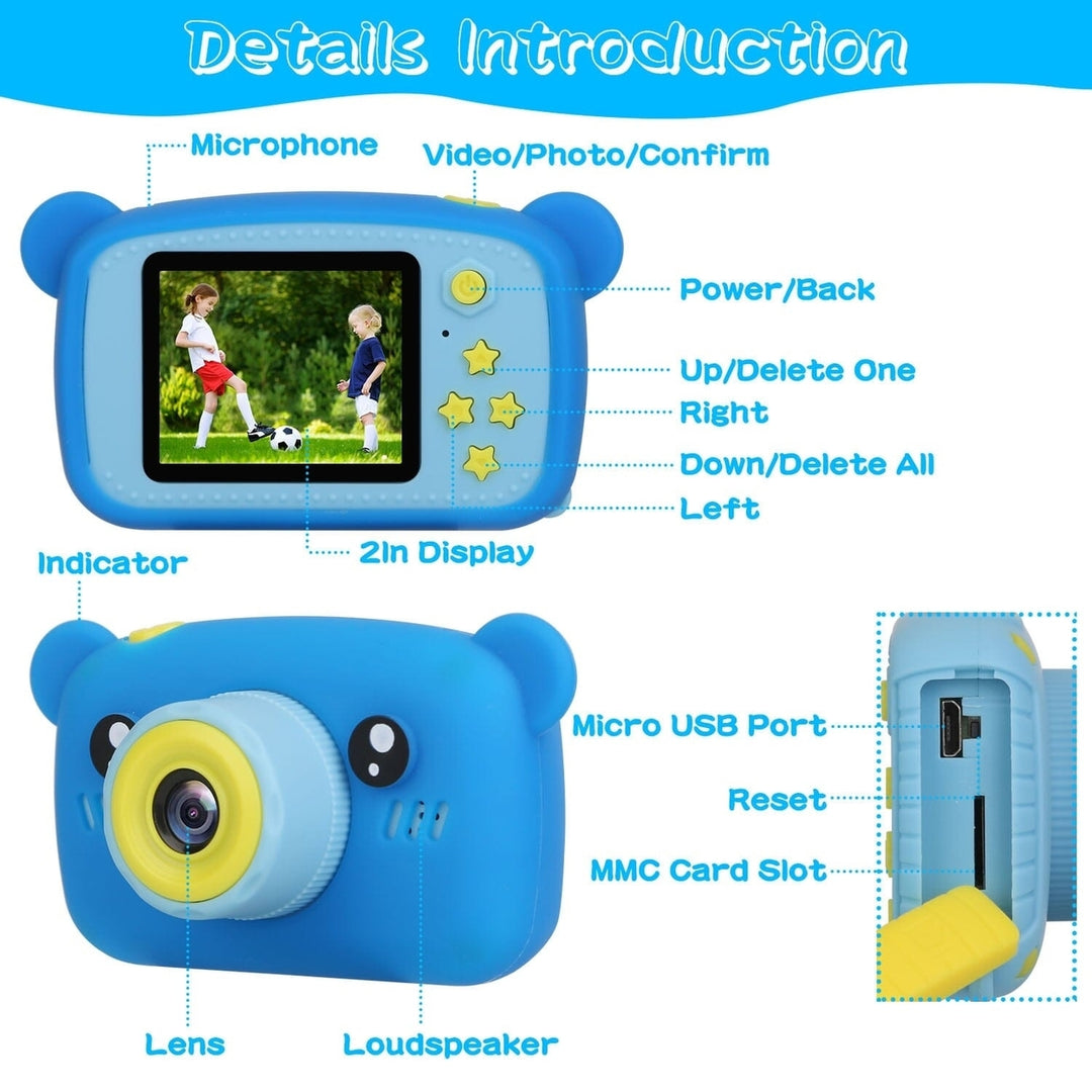 Kids Digital Camera with 2" Screen 4x Digital Zoom Image 11