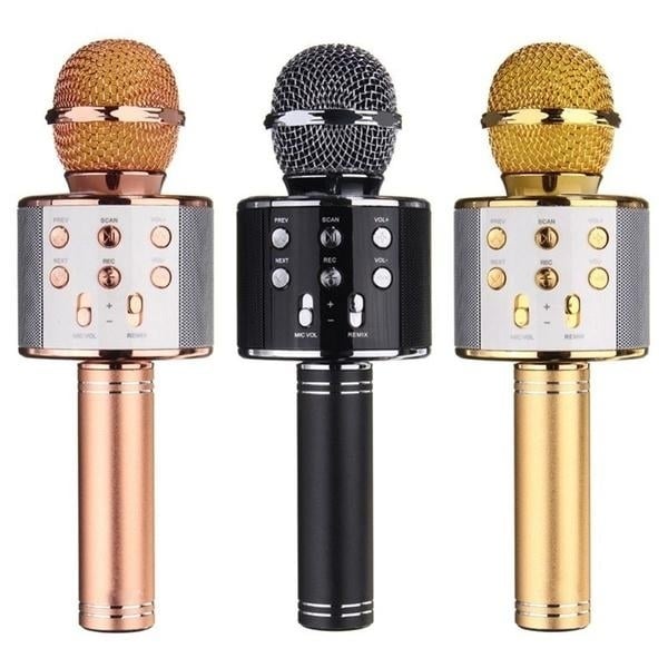 Karaoke Handheld Wireless Bluetooth Microphone Image 1