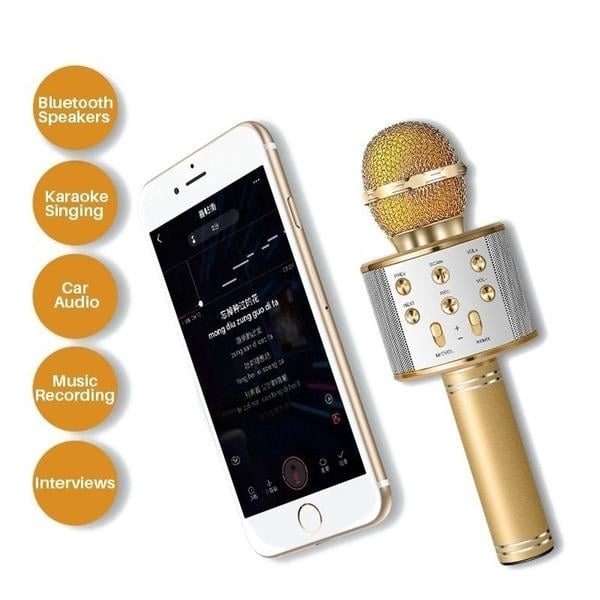 Karaoke Handheld Wireless Bluetooth Microphone Image 6