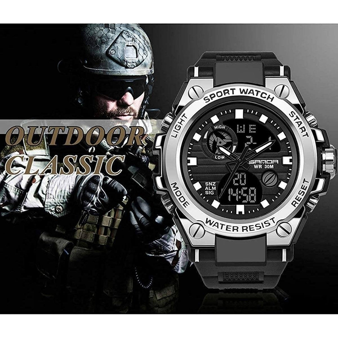 LED Digital Military Watch Classic Casual Sport Watch Image 11