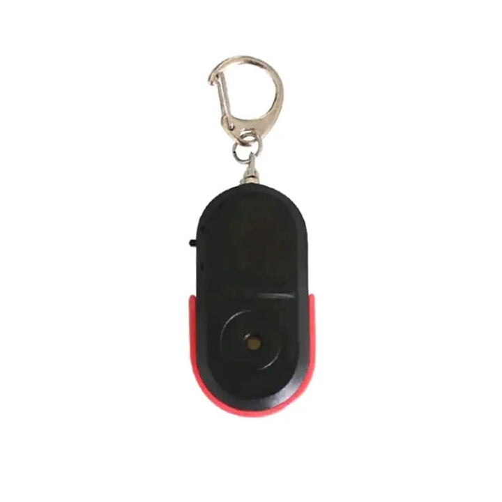 LED Whistle Key Finder Flashing Beeping Sound Control Alarm Anti-Lost Key Locator Finder Tracker With Key Ring Image 1