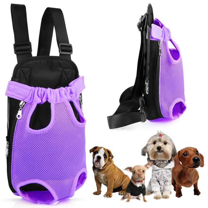 Leg-Out Pet Backpack Carrier Travel Bag Image 1