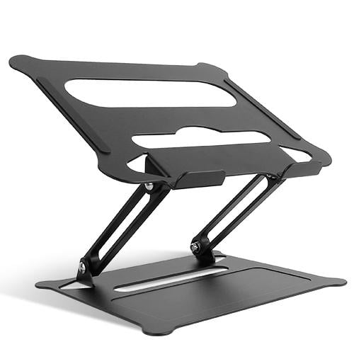 Laptop Stand Aluminum Angle Adjustable Computer Holder Riser Heat Vent Image 1