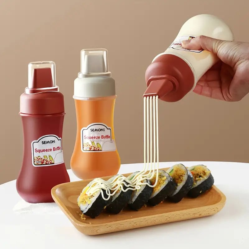 Leak Proof Refillable Condiment Container Image 1