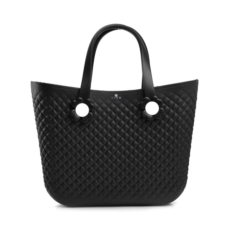 Lior Rubber Textured Large Tote Bag Image 1