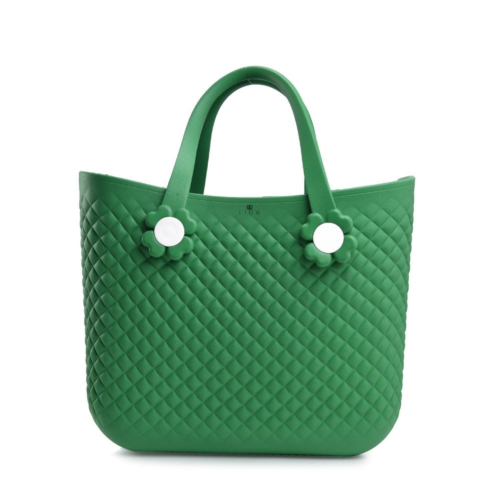 Lior Rubber Textured Large Tote Bag Image 1