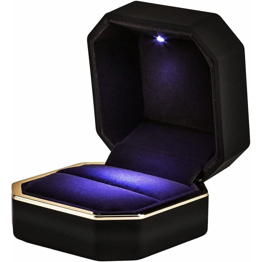 Luxury Ring Box with LED Light Image 1