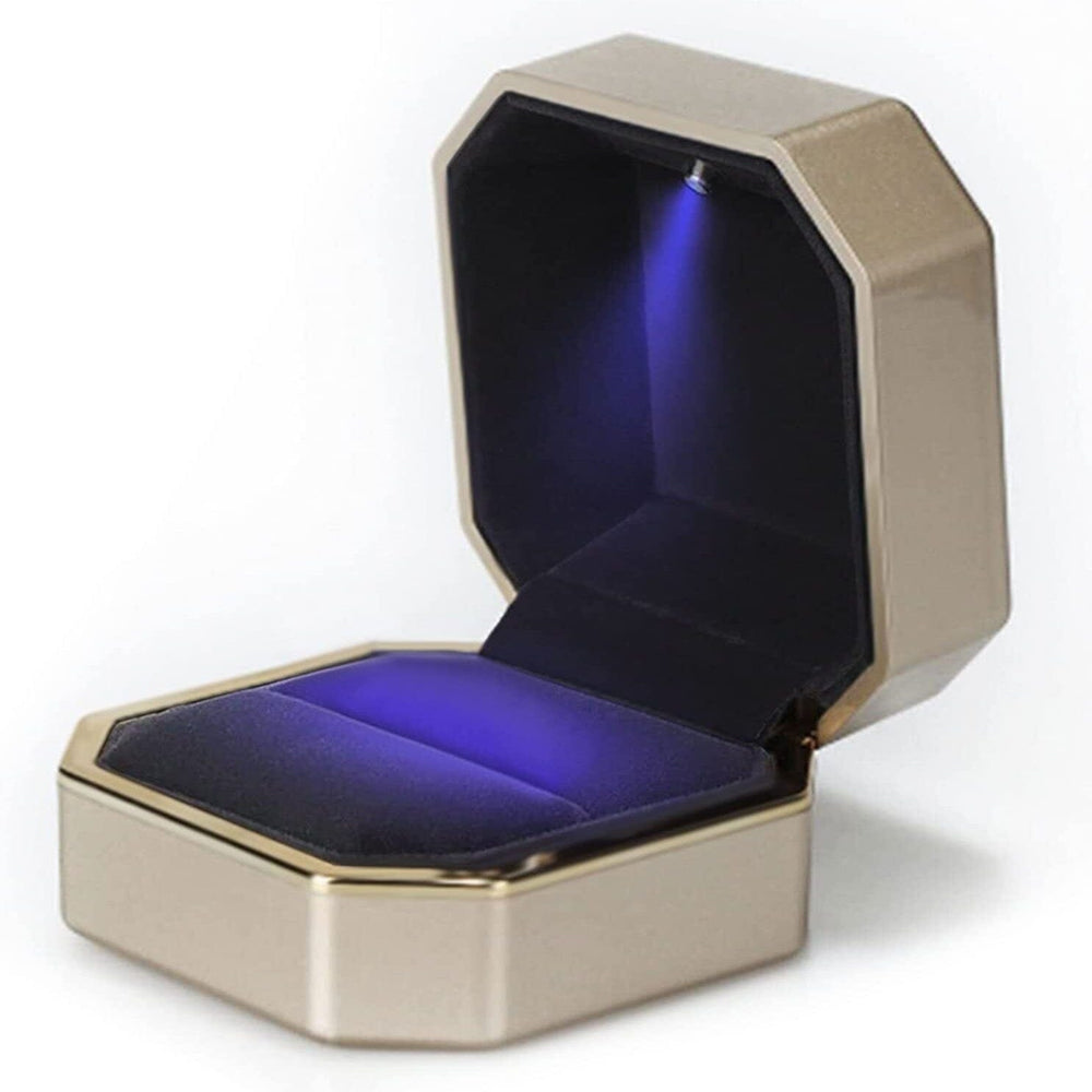 Luxury Ring Box with LED Light Image 2