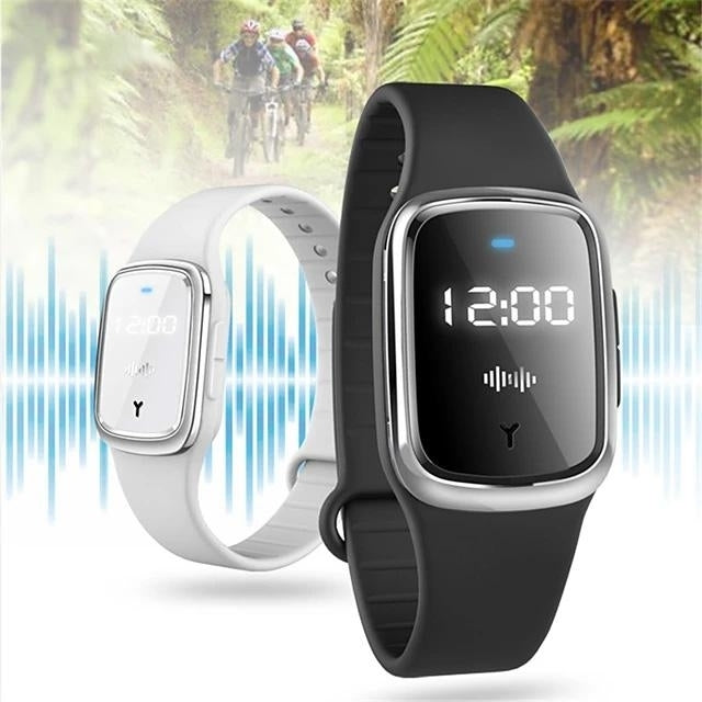 M2 Rechargeable Natural Ultrasonic Mosquito Repellent Watch Image 6