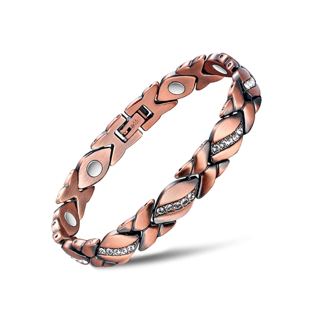 Magnetic Energy Therapy Pain Relief Copper Bracelet For Men And Women Image 4