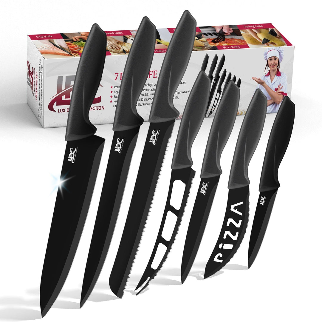 Lux Decor Collection Kitchen Knife Set Ultra Sharp Stainless Steel Knives Set Image 1