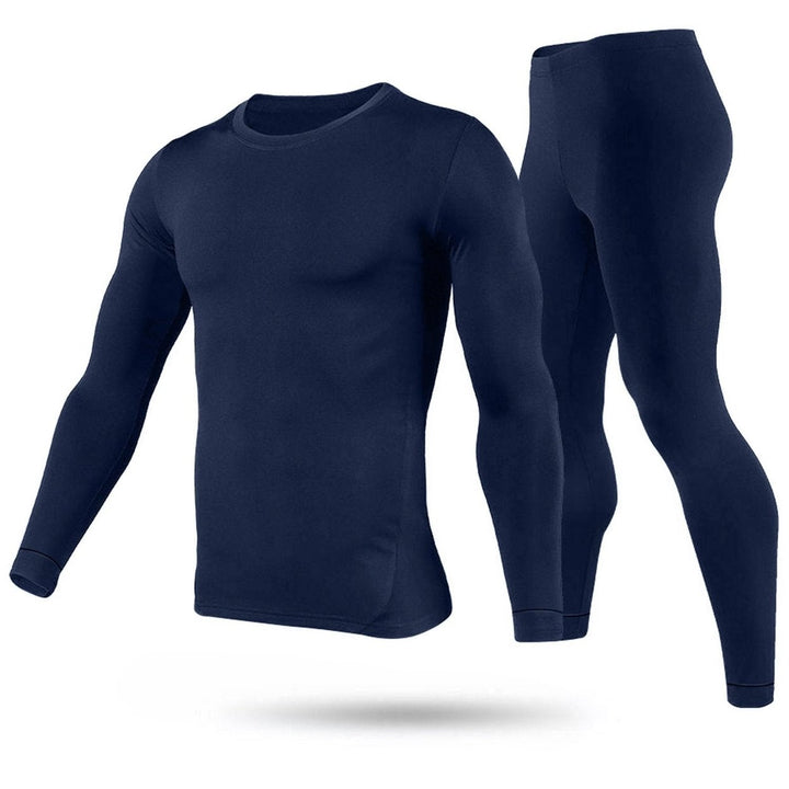 Men Thermal Underwear Set - Long Johns Pants and Long Sleeve Image 1