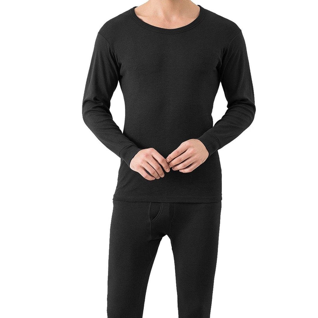 Men Thermal Underwear Set - Long Johns Pants and Long Sleeve Image 7