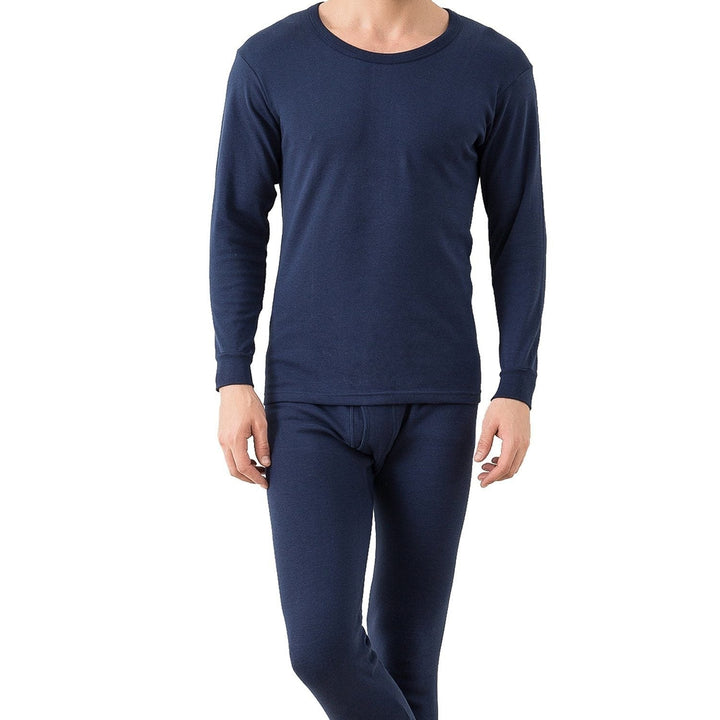 Men Thermal Underwear Set - Long Johns Pants and Long Sleeve Image 9