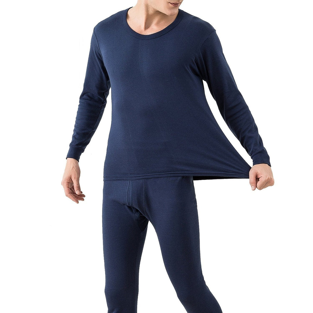 Men Thermal Underwear Set - Long Johns Pants and Long Sleeve Image 10