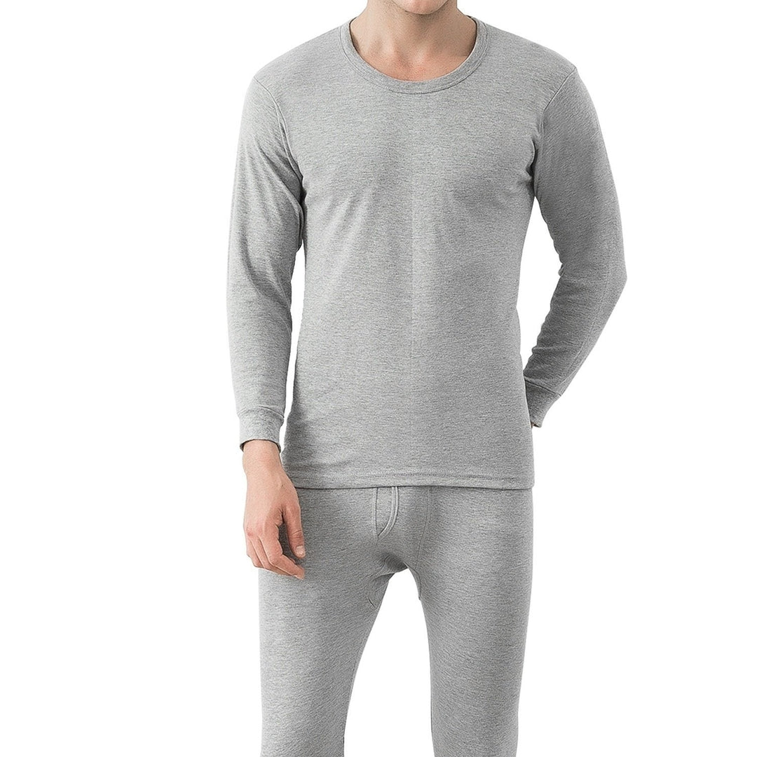 Men Thermal Underwear Set - Long Johns Pants and Long Sleeve Image 11