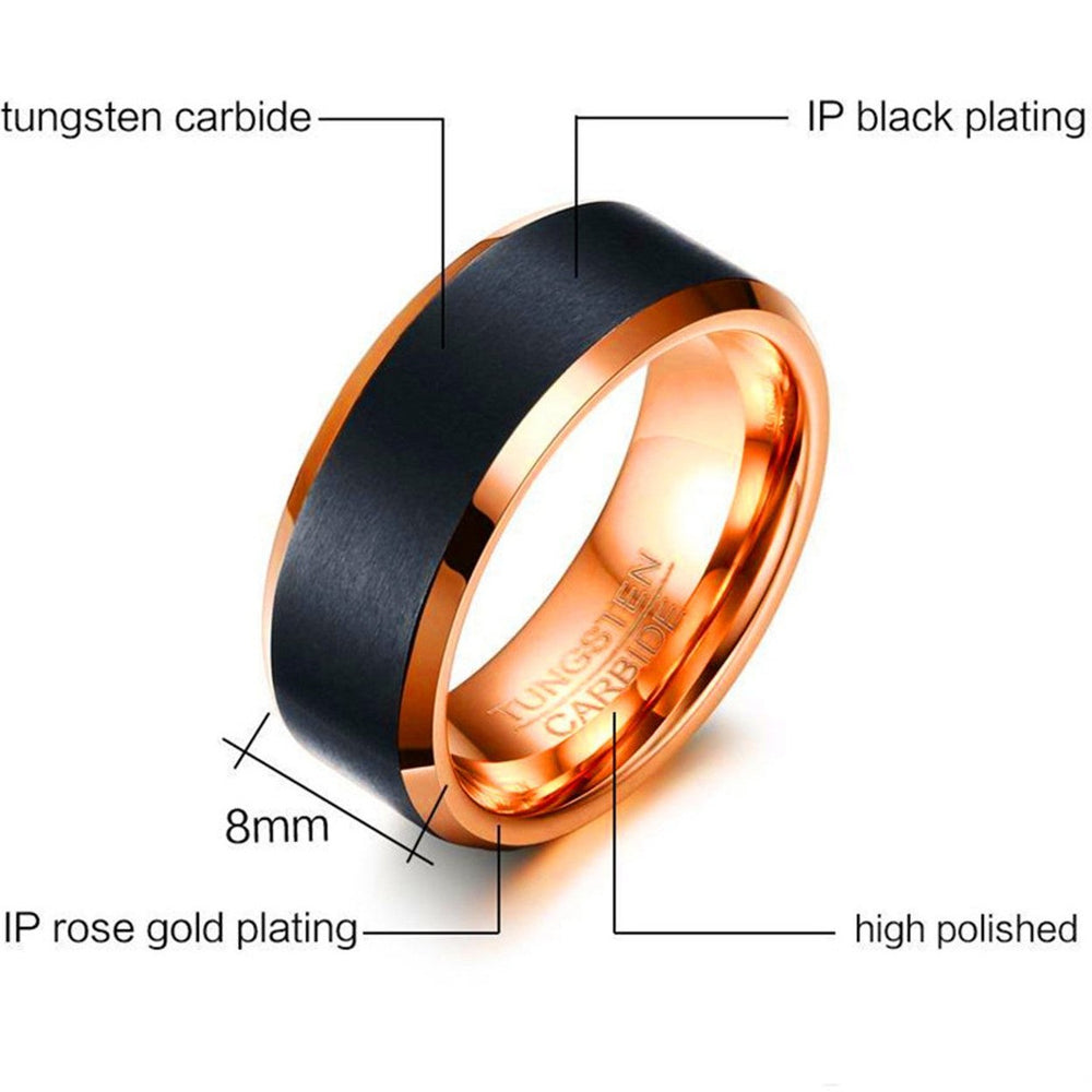 Mens Tungsten Carbide Ring Image 2