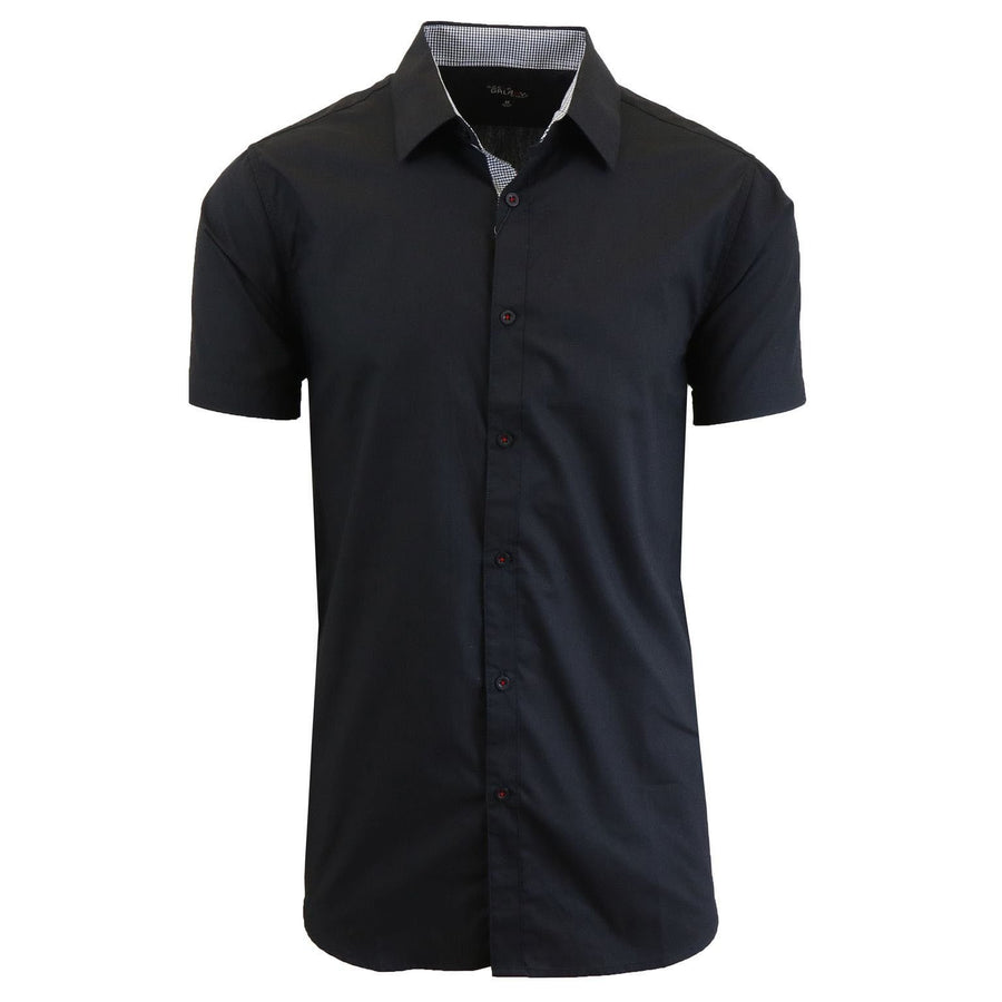 Mens Short Sleeve Dress Shirt Image 1