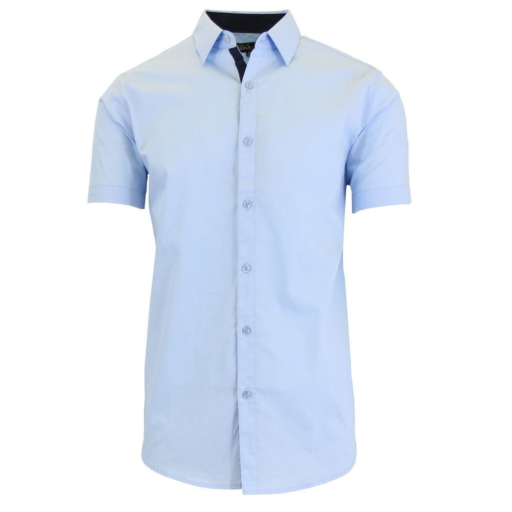 Mens Short Sleeve Dress Shirt Image 2