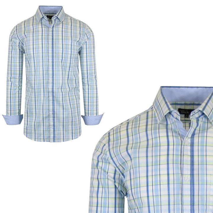 Men s Quick Dry Slim Fit Stretch Dress Shirts Image 4