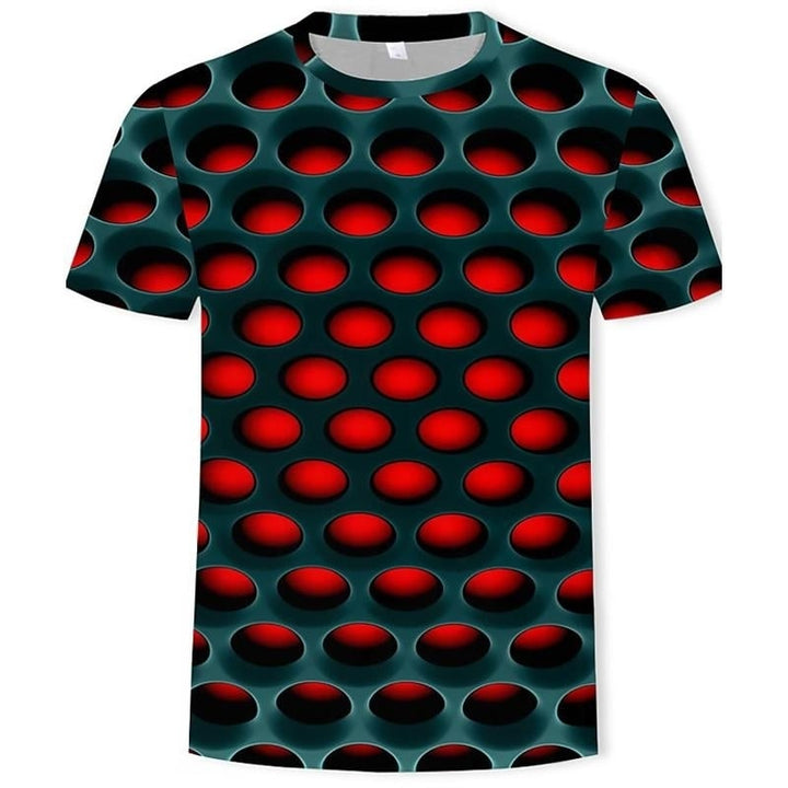 Mens Optical Illusion Plus Size Shirt Image 1