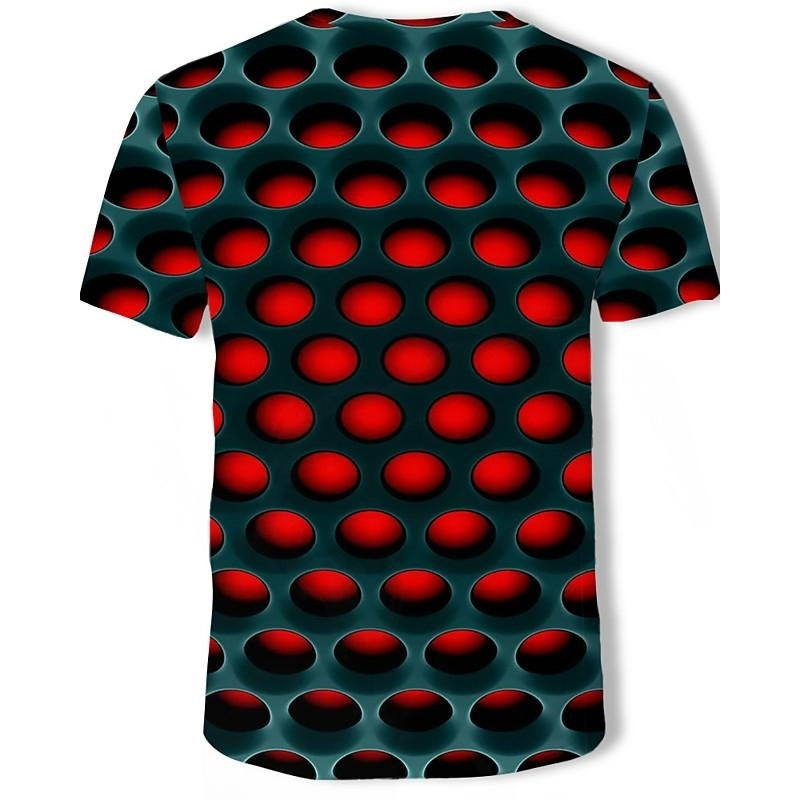 Mens Optical Illusion Plus Size Shirt Image 2