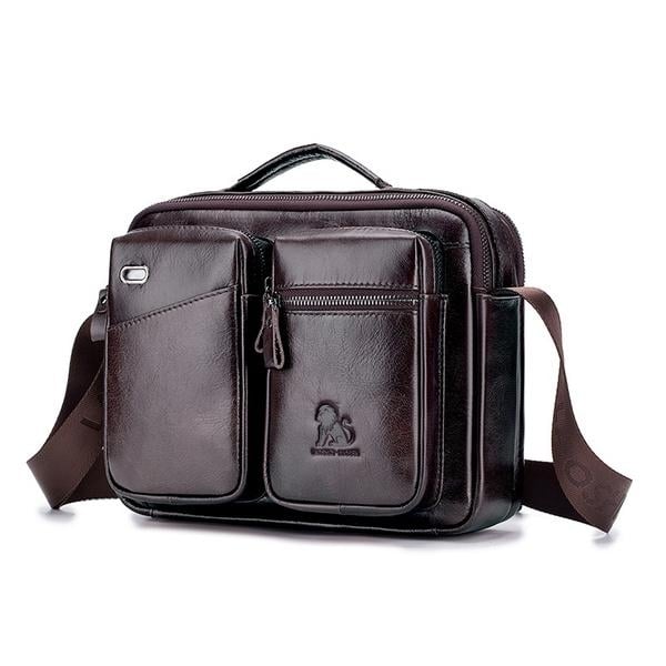 Mens Retro Messenger Bag Image 2