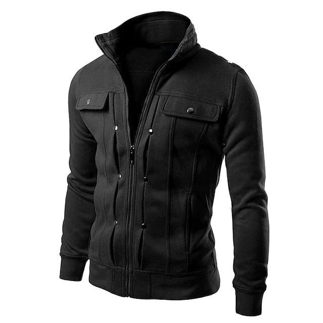 Mens Slim Blend Casual Jacket Image 2