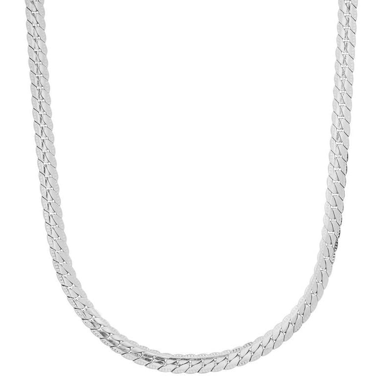 Mens Stainless Steel Curb Cuban Link Chain by Steeltime Image 2