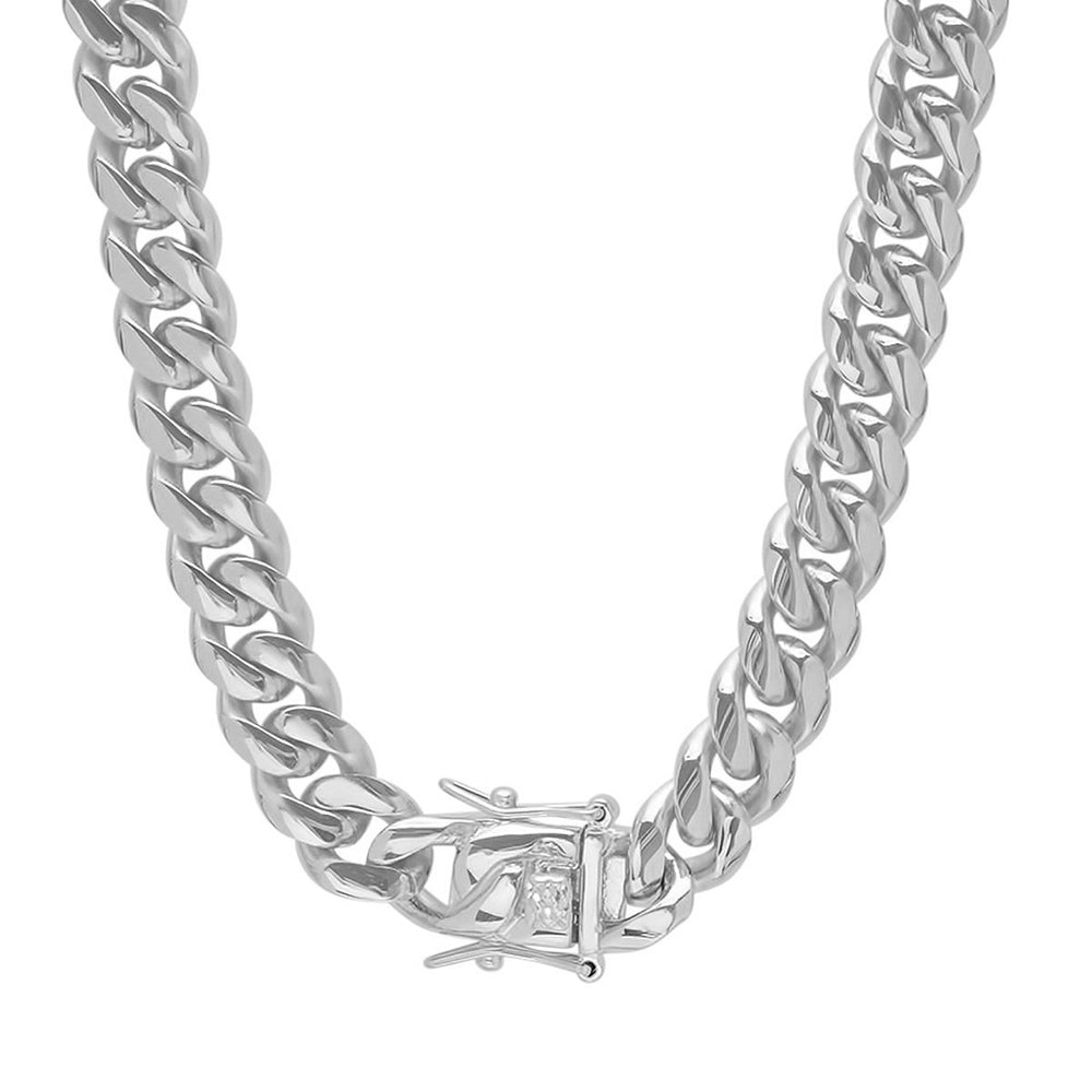 Mens Stainless Steel Miami Cuban Chain Image 2