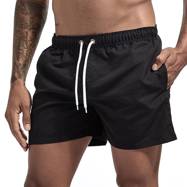 Mens Swim Shorts with Mesh Liners Image 1