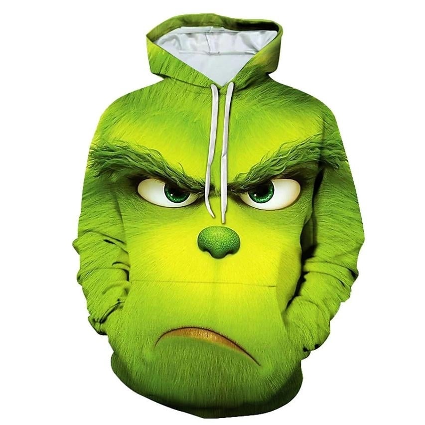 Mens 3D Animal Pullover Hoodie Image 1