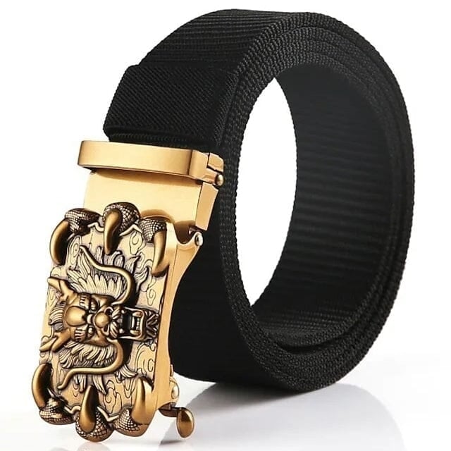 Mens Belt Faux Leather Tactical Belt Image 1