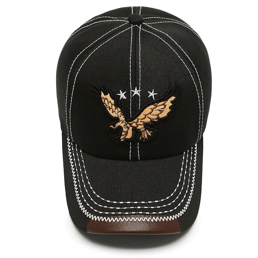 Mens Baseball Cap Polyester Embroidery Image 1