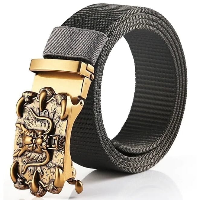 Mens Belt Faux Leather Tactical Belt Image 2