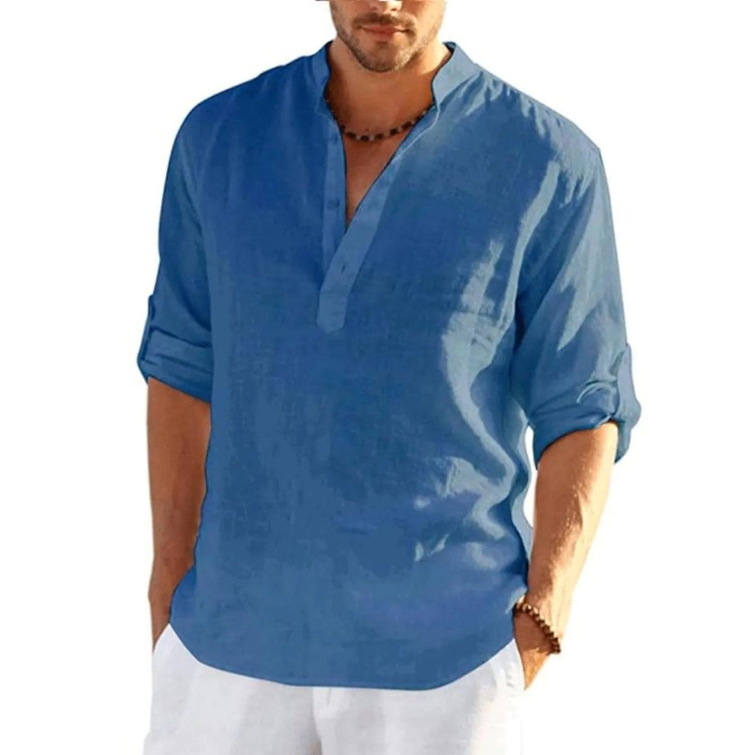 Mens Breathable Quick Dry Button Down Shirt T-Shirt Top Image 3