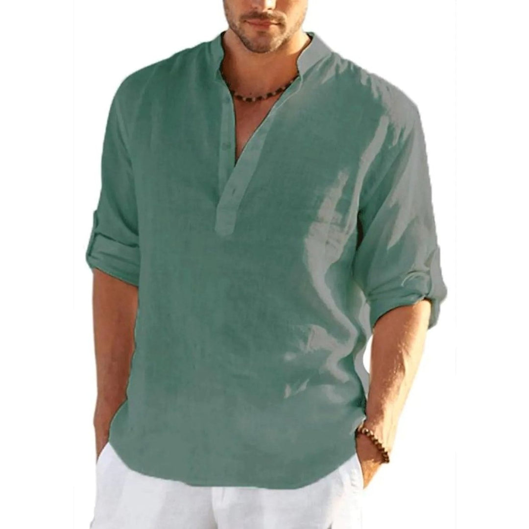 Mens Breathable Quick Dry Button Down Shirt T-Shirt Top Image 4