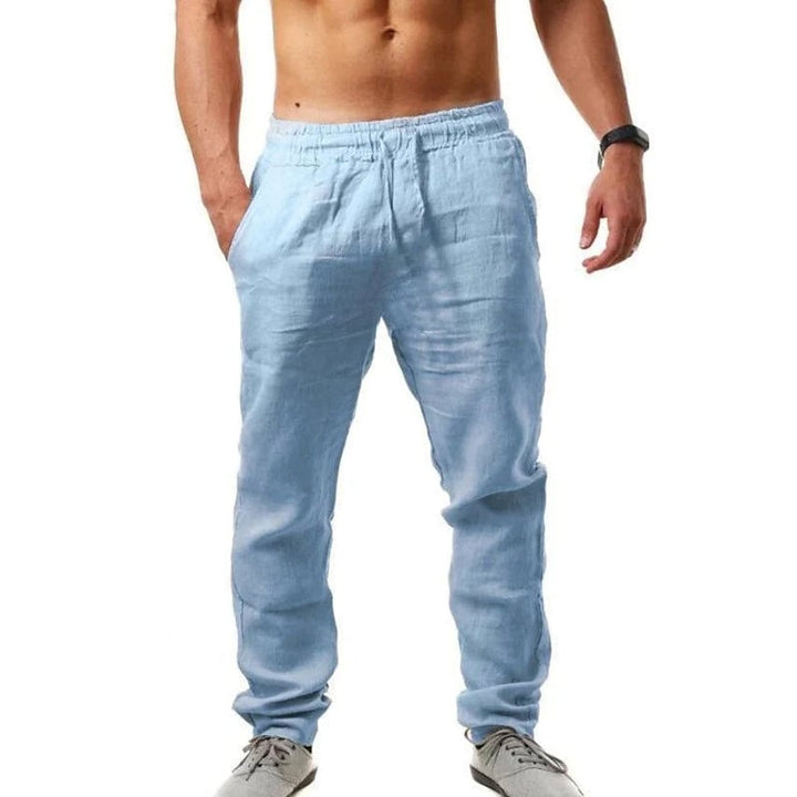 Mens Casual Breathable Straight Pants Image 2