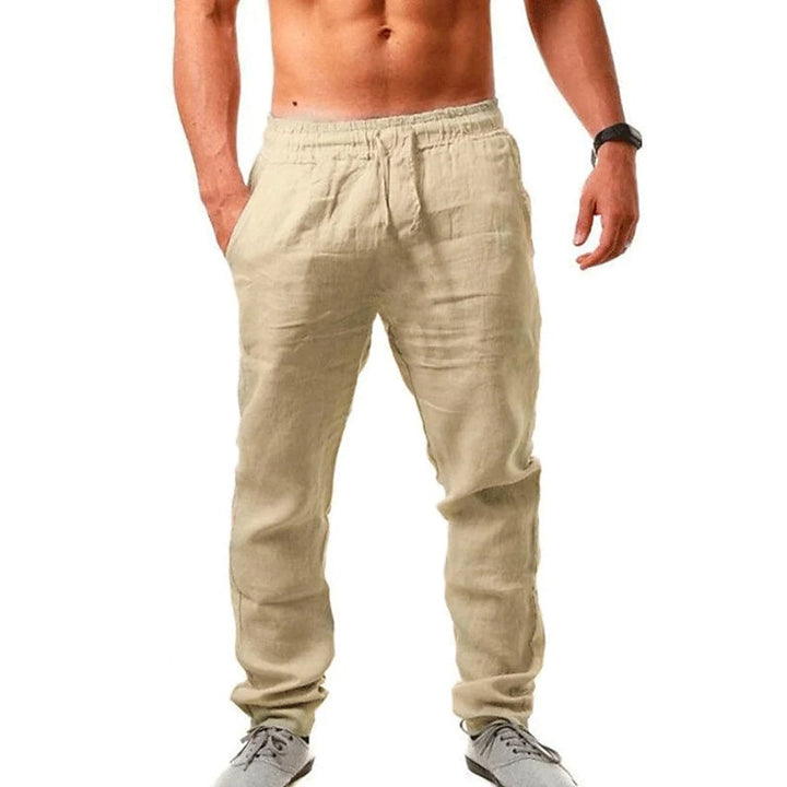 Mens Casual Breathable Straight Pants Image 4