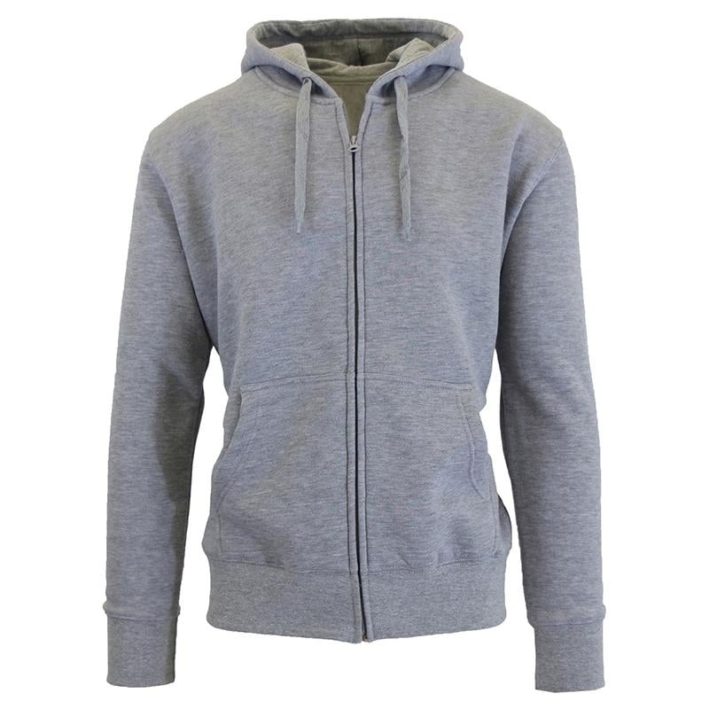 Mens Fleece-Lined Zip Sweater Hoodie Image 1