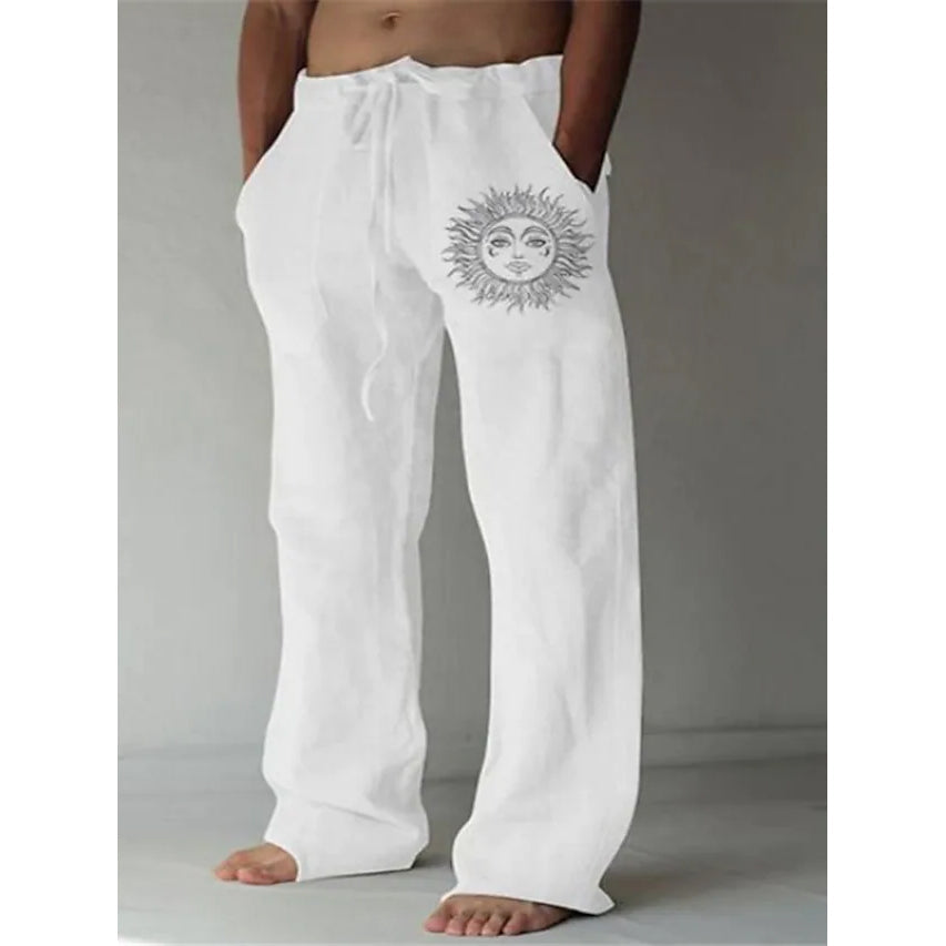 Mens Fashion Streetwear Straight Pants Image 2